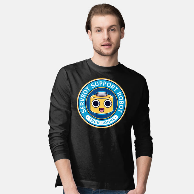 Servbot Emblem-Mens-Long Sleeved-Tee-LAGELANTEE