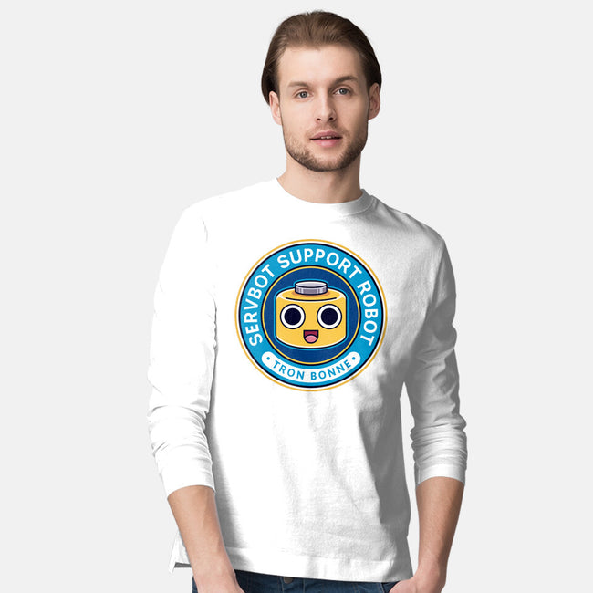 Servbot Emblem-Mens-Long Sleeved-Tee-LAGELANTEE