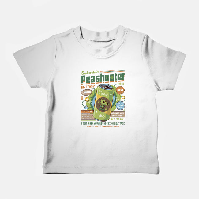 Peashooter Energy Drink-Baby-Basic-Tee-LAGELANTEE