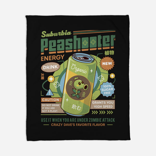 Peashooter Energy Drink-None-Fleece-Blanket-LAGELANTEE