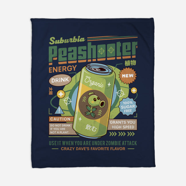 Peashooter Energy Drink-None-Fleece-Blanket-LAGELANTEE