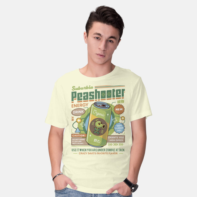 Peashooter Energy Drink-Mens-Basic-Tee-LAGELANTEE