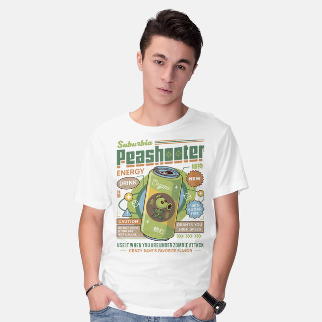 Peashooter Energy Drink-Mens-Basic-Tee-LAGELANTEE