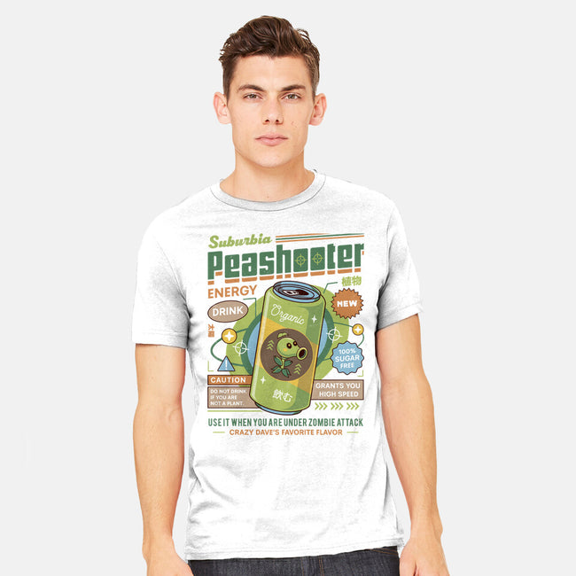 Peashooter Energy Drink-Mens-Heavyweight-Tee-LAGELANTEE