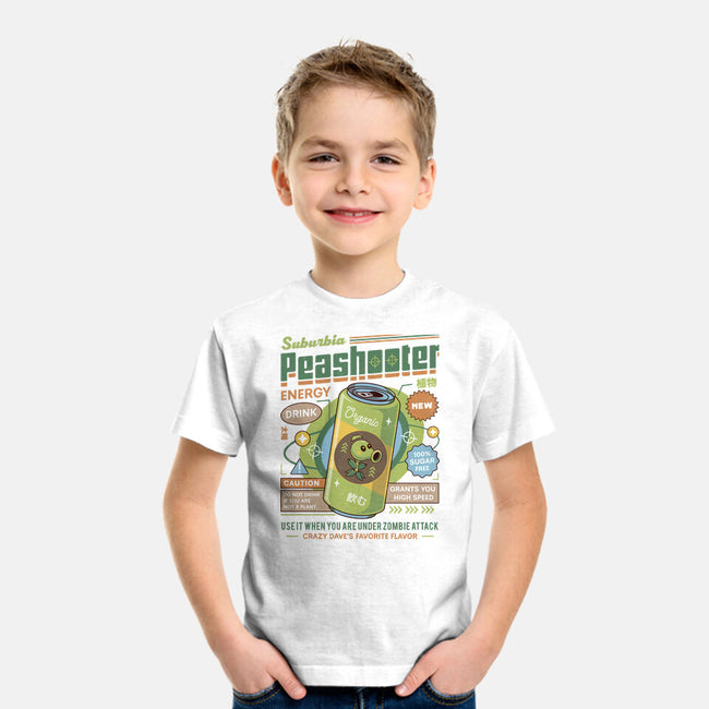 Peashooter Energy Drink-Youth-Basic-Tee-LAGELANTEE