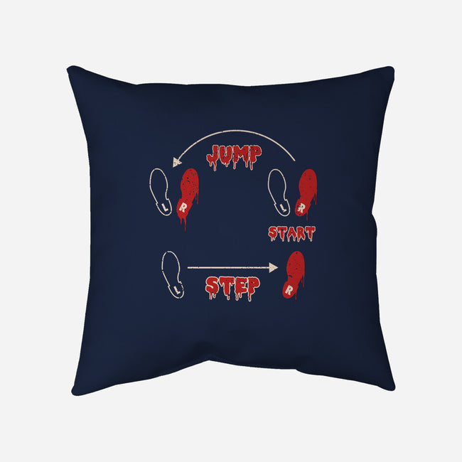 Jump To The Left-None-Removable Cover w Insert-Throw Pillow-Green Devil