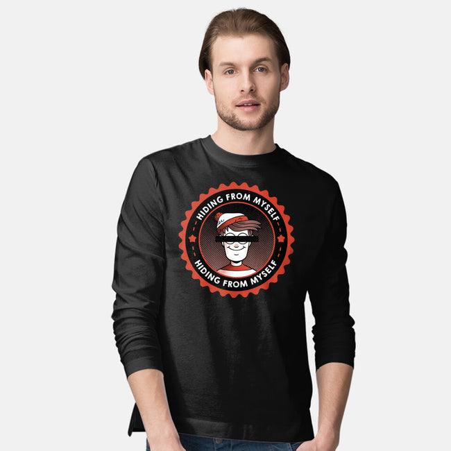 Hiding From Myself-Mens-Long Sleeved-Tee-tobefonseca