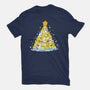 Ducks Christmas Tree-Mens-Heavyweight-Tee-Vallina84