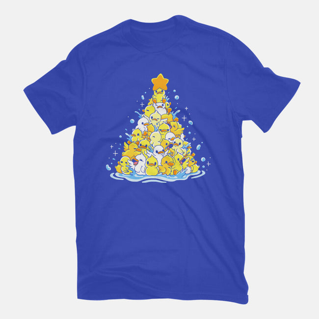 Ducks Christmas Tree-Mens-Premium-Tee-Vallina84