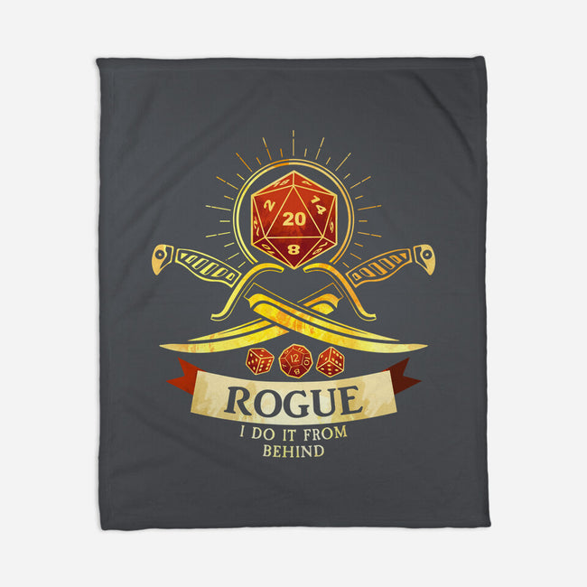 Rogue D20-None-Fleece-Blanket-D20 Tees