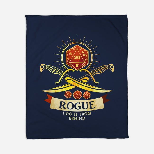 Rogue D20-None-Fleece-Blanket-D20 Tees