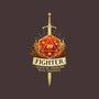 Fighter D20-None-Stretched-Canvas-D20 Tees