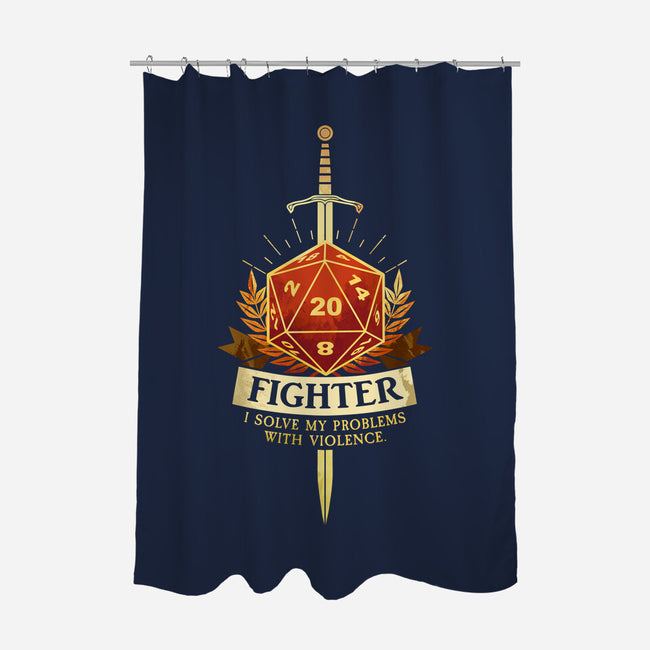 Fighter D20-None-Polyester-Shower Curtain-D20 Tees