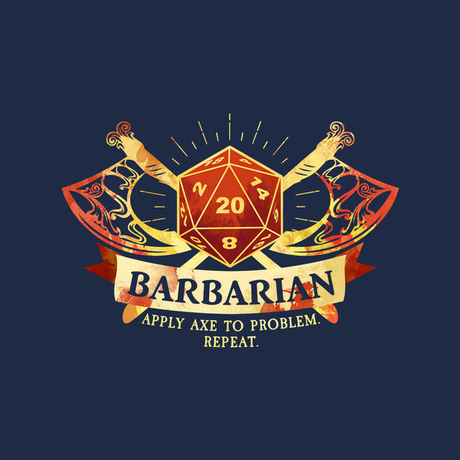 Barbarian-Mens-Long Sleeved-Tee-D20 Tees