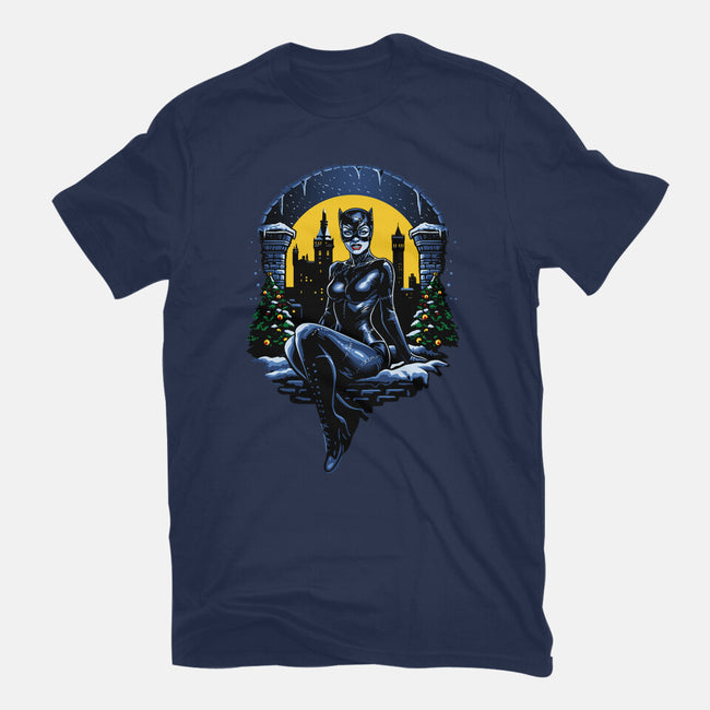 Christmas Kitty-Mens-Basic-Tee-daobiwan