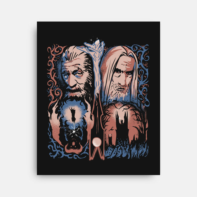 Two Wizards-None-Stretched-Canvas-IKILO