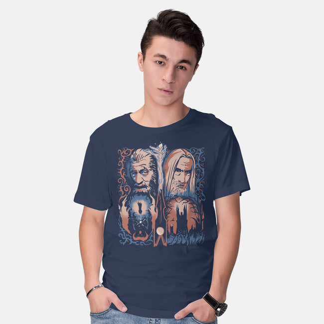 Two Wizards-Mens-Basic-Tee-IKILO