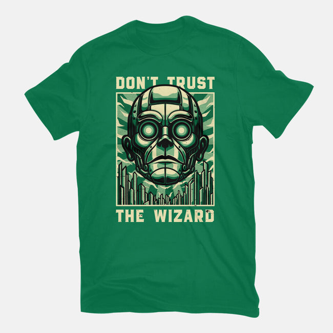 The Wizard Lies-Unisex-Basic-Tee-Studio Mootant