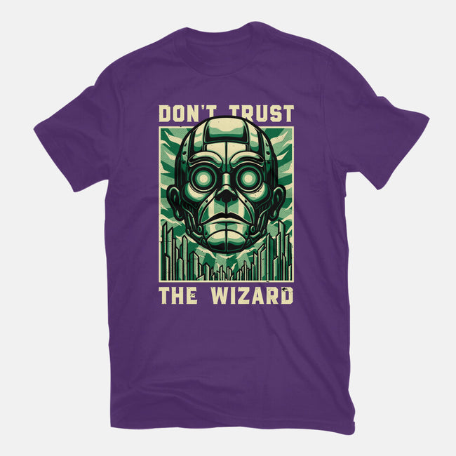 The Wizard Lies-Womens-Basic-Tee-Studio Mootant