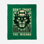 The Wizard Lies-None-Fleece-Blanket-Studio Mootant