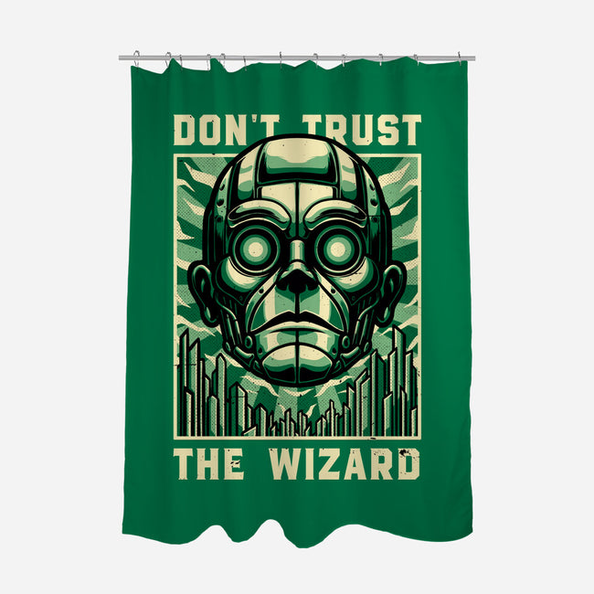 The Wizard Lies-None-Polyester-Shower Curtain-Studio Mootant