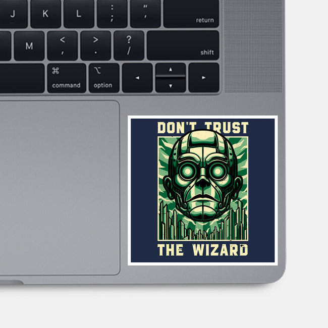 The Wizard Lies-None-Glossy-Sticker-Studio Mootant