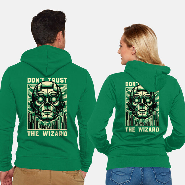 The Wizard Lies-Unisex-Zip-Up-Sweatshirt-Studio Mootant