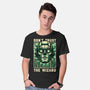 The Wizard Lies-Mens-Basic-Tee-Studio Mootant