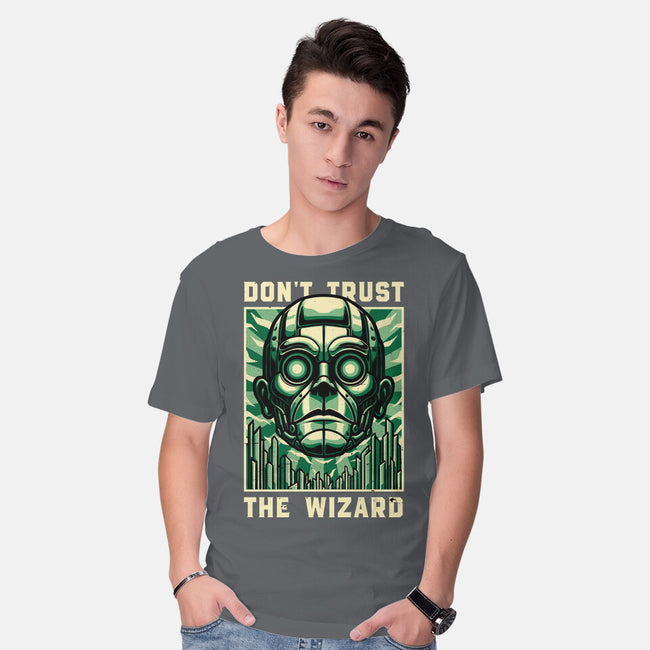 The Wizard Lies-Mens-Basic-Tee-Studio Mootant