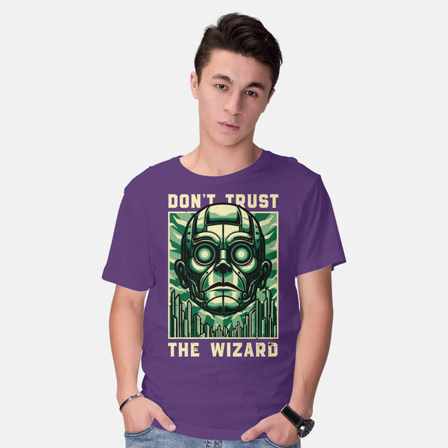 The Wizard Lies-Mens-Basic-Tee-Studio Mootant