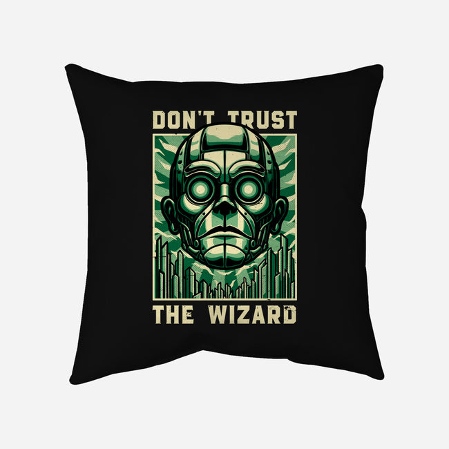 The Wizard Lies-None-Removable Cover w Insert-Throw Pillow-Studio Mootant