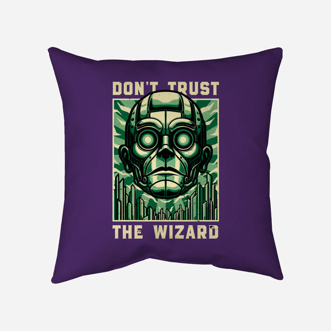 The Wizard Lies-None-Removable Cover w Insert-Throw Pillow-Studio Mootant