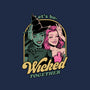 Green Pink Witches-Womens-Fitted-Tee-Studio Mootant