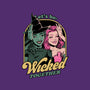 Green Pink Witches-Womens-Fitted-Tee-Studio Mootant