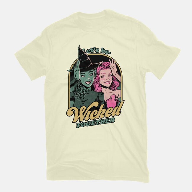 Green Pink Witches-Mens-Basic-Tee-Studio Mootant