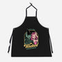 Green Pink Witches-Unisex-Kitchen-Apron-Studio Mootant