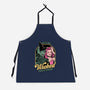 Green Pink Witches-Unisex-Kitchen-Apron-Studio Mootant