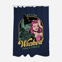 Green Pink Witches-None-Polyester-Shower Curtain-Studio Mootant