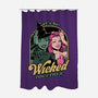 Green Pink Witches-None-Polyester-Shower Curtain-Studio Mootant