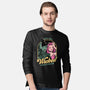 Green Pink Witches-Mens-Long Sleeved-Tee-Studio Mootant