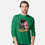 Green Pink Witches-Mens-Long Sleeved-Tee-Studio Mootant