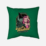 Green Pink Witches-None-Removable Cover w Insert-Throw Pillow-Studio Mootant