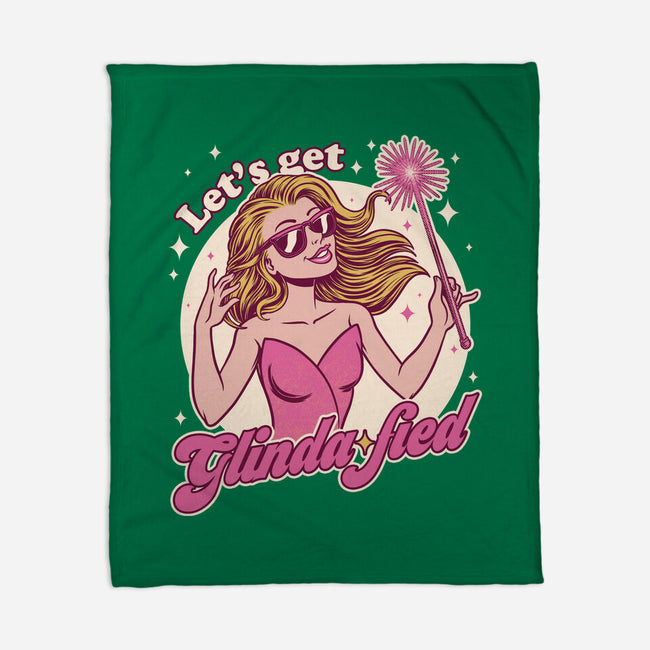 Glamour Pink Witch-None-Fleece-Blanket-Studio Mootant