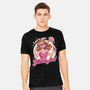 Glamour Pink Witch-Mens-Heavyweight-Tee-Studio Mootant