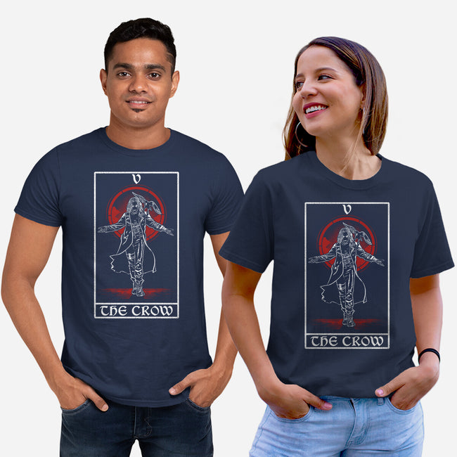 The Crow Tarot Card-Unisex-Basic-Tee-naomori