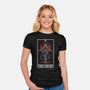 The Crow Tarot Card-Womens-Fitted-Tee-naomori