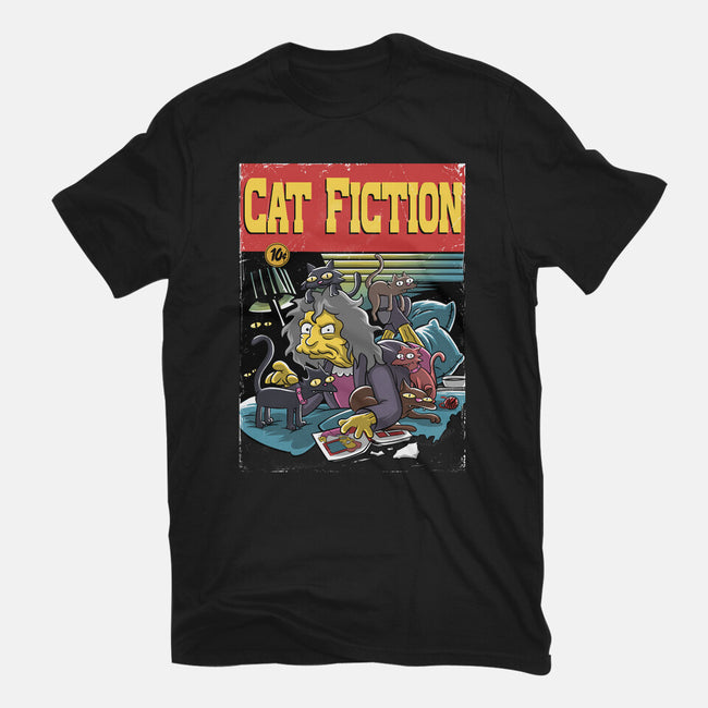 Cat Fiction-Mens-Heavyweight-Tee-zascanauta