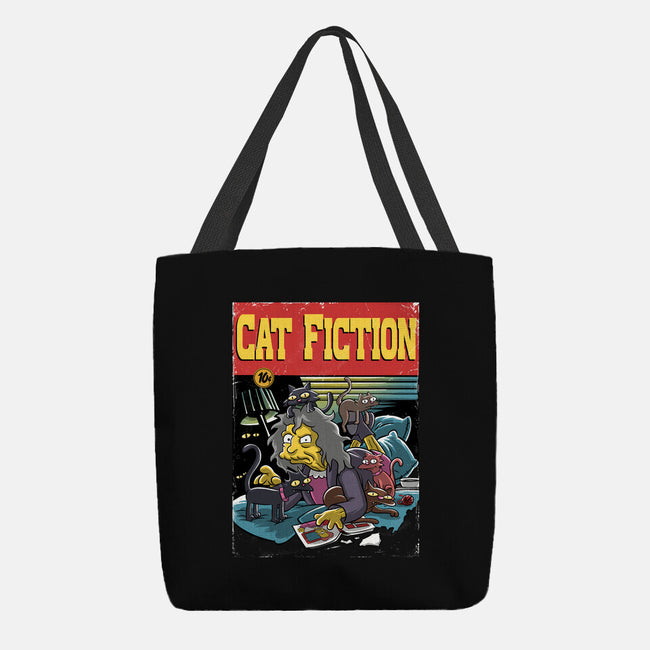 Cat Fiction-None-Basic Tote-Bag-zascanauta