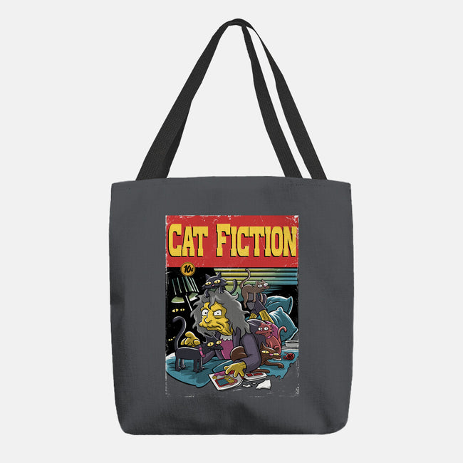 Cat Fiction-None-Basic Tote-Bag-zascanauta