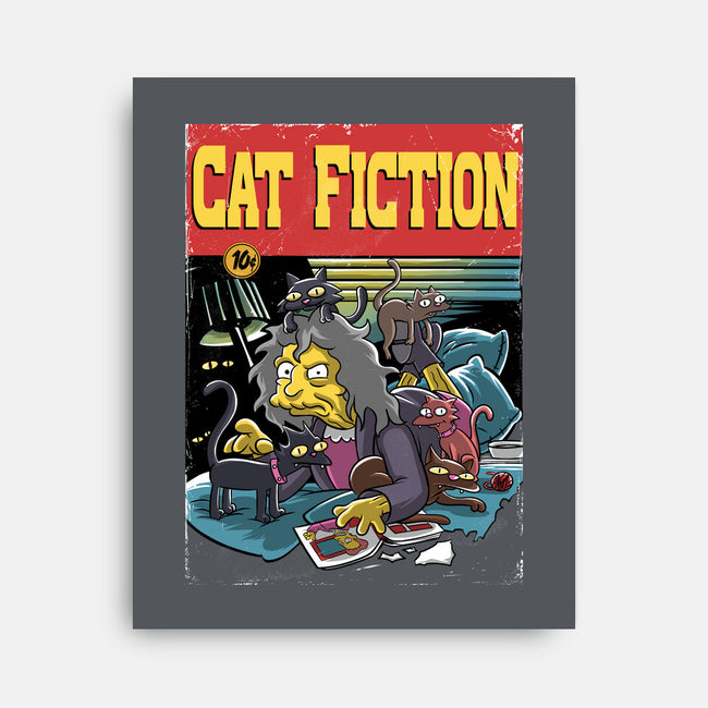 Cat Fiction-None-Stretched-Canvas-zascanauta